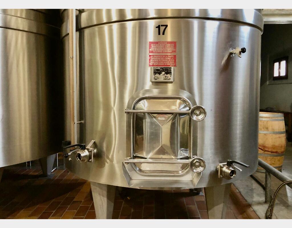 Cuve de vinification - Citerne en acier inox 304