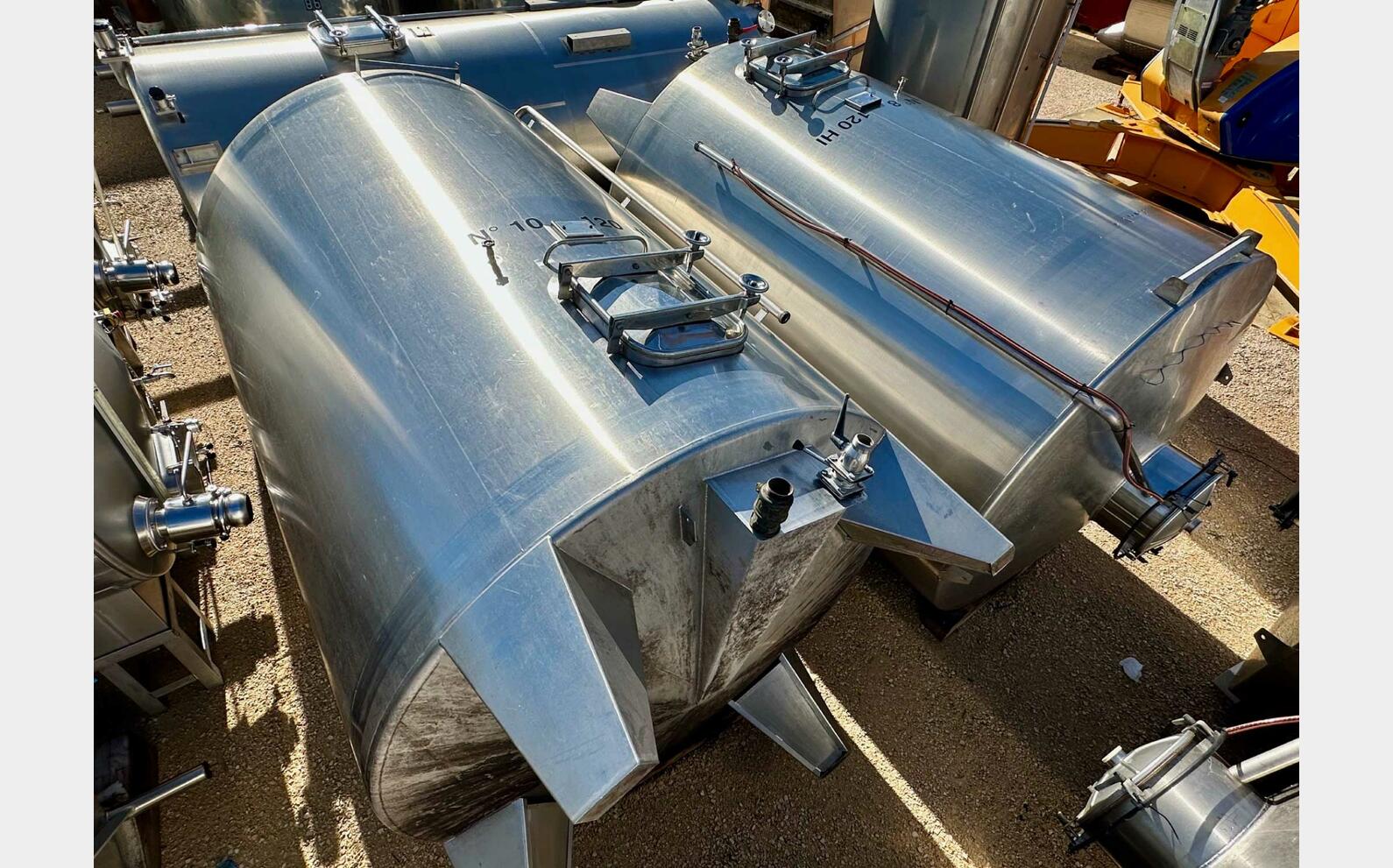 Cuve inox - Stockage 120 HL (12 000 litres) RURALINOX