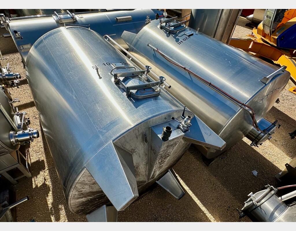 Cuve inox - Stockage 120 HL (12 000 litres) RURALINOX