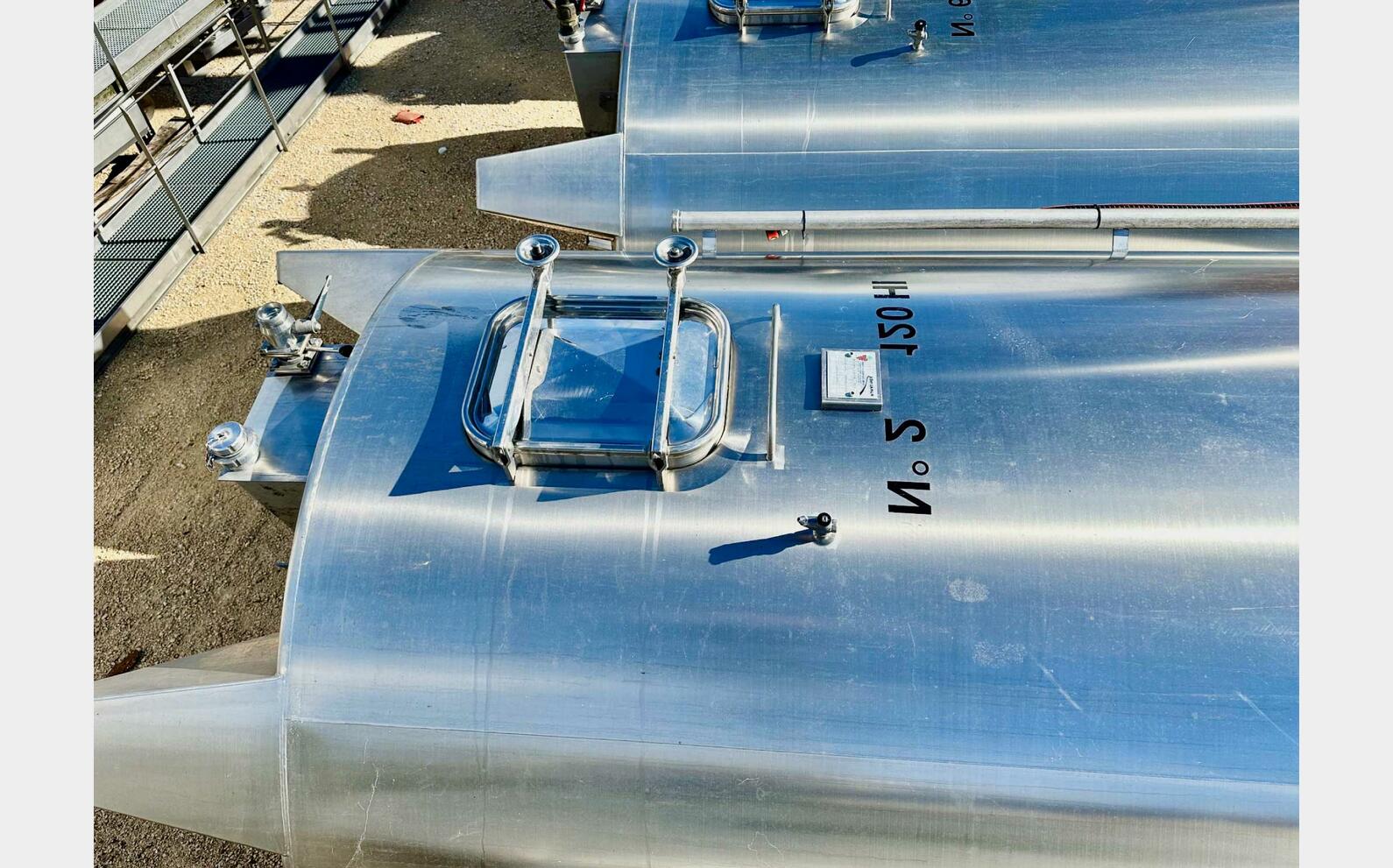 Cuve inox - Stockage 120 HL (12 000 litres) RURALINOX