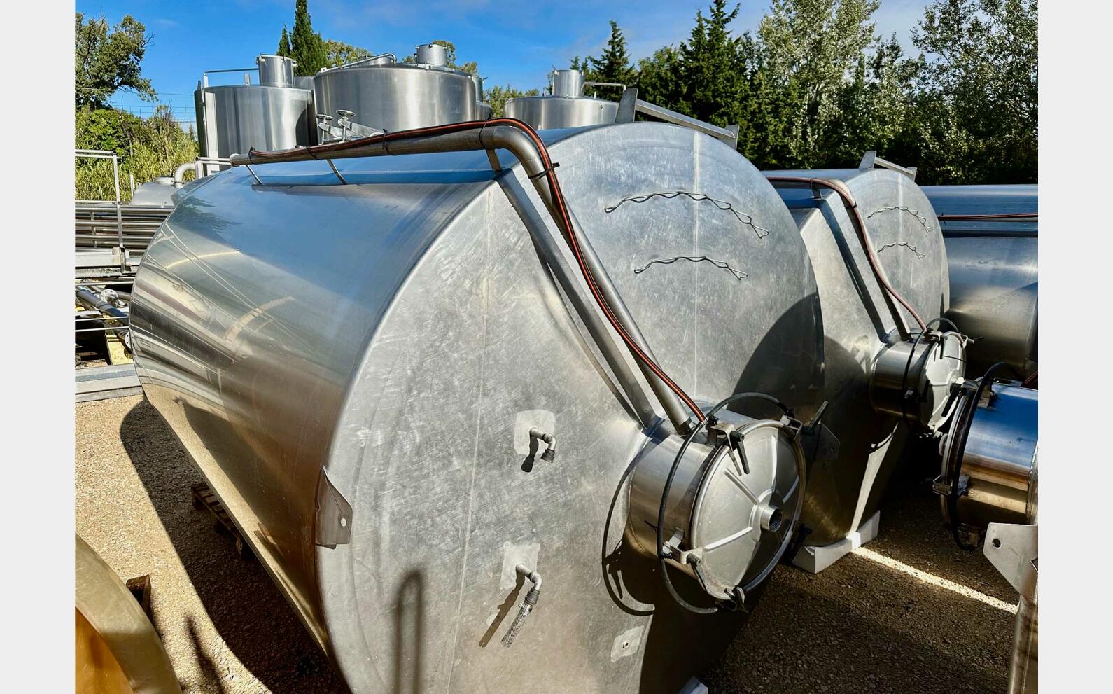 Cuve inox - Stockage 120 HL (12 000 litres) RURALINOX