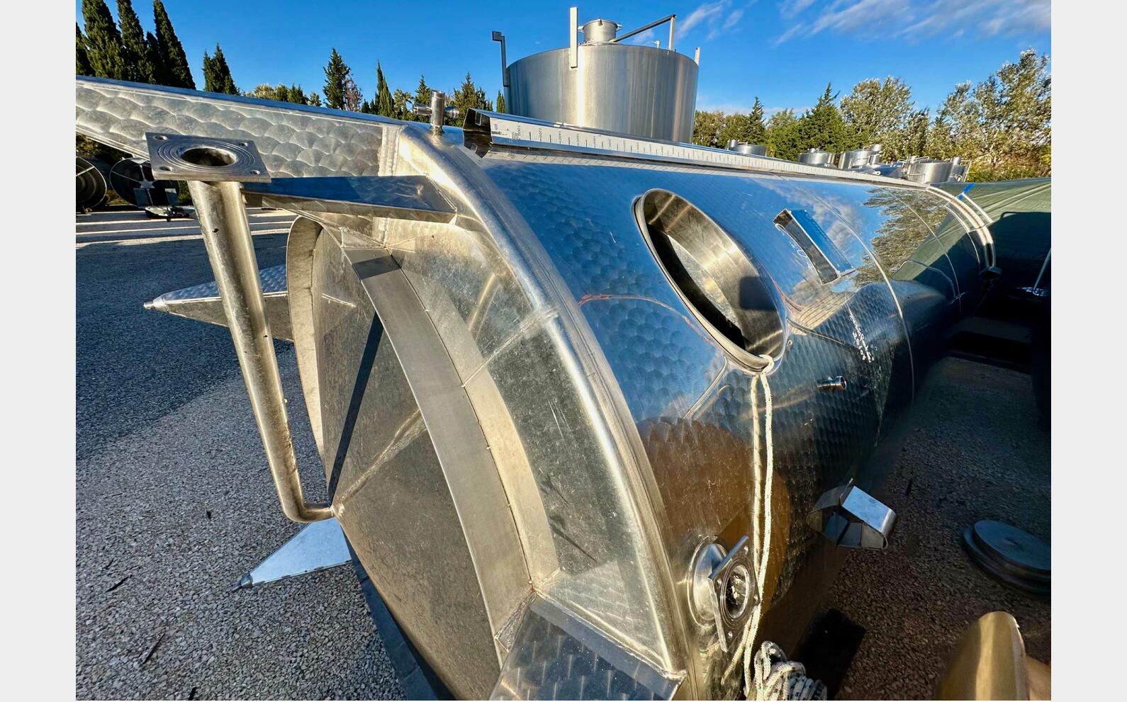 Cuve inox - Fond conique 200 HL (20 000 litres) MARCHISIO