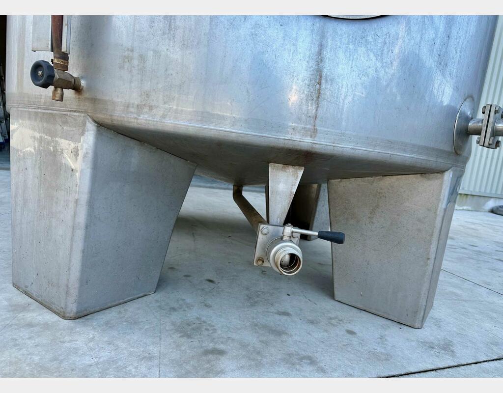 Stainless steel tank - Conical bottom