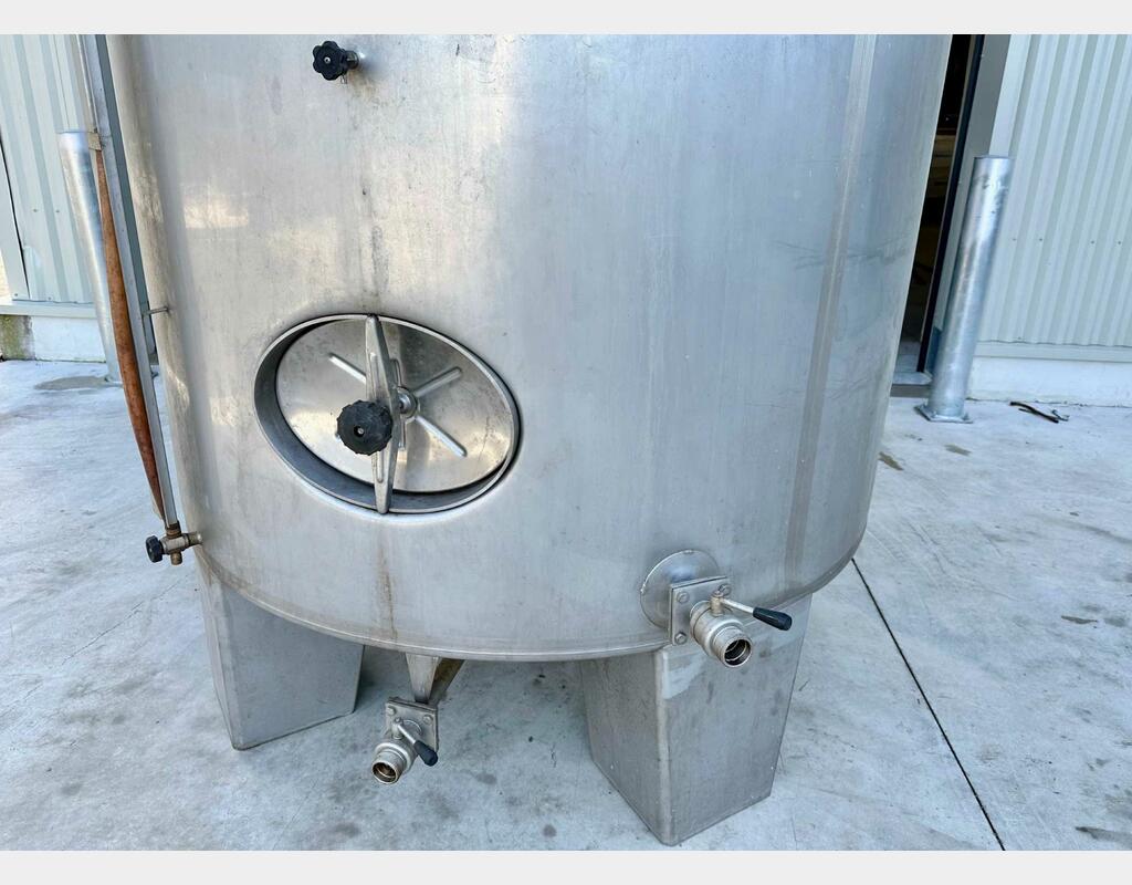 Stainless steel tank - Conical bottom