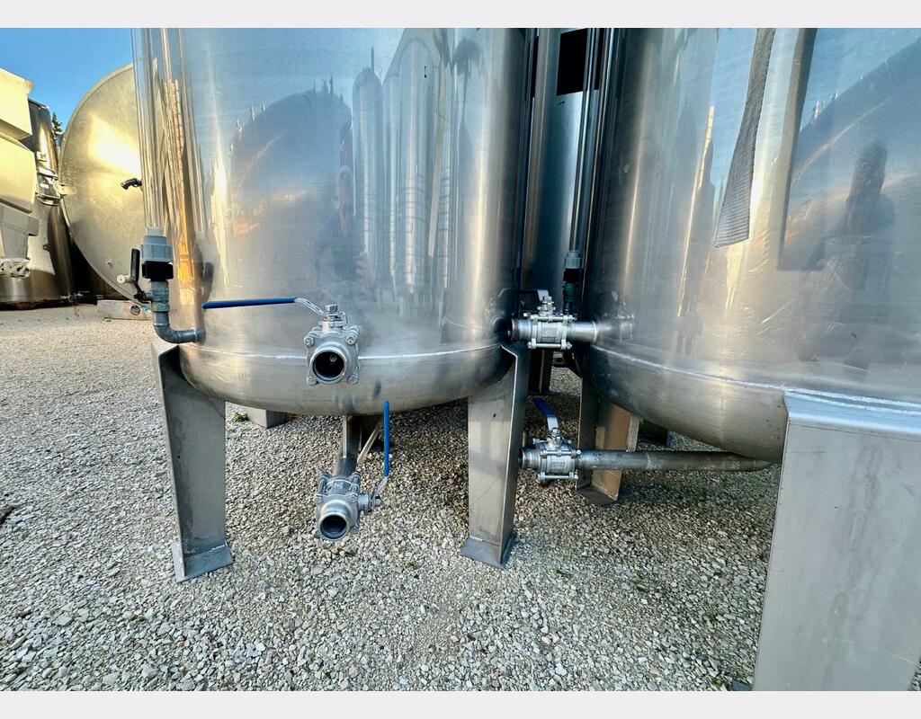 Stainless steel tank - Cylindrical - Vertical