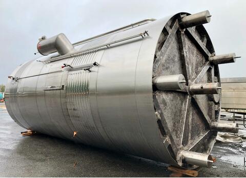 Compartmented stainless steel tank - 250 + 350 HL