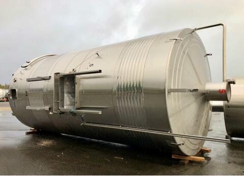 Compartmented stainless steel tank - 250 + 350 HL