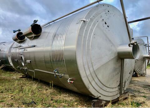 Cuve inox 304 - Thermor&eacute;gul&eacute;e 260+175+175 HL (61 000 litres) MARTINEZ SOLE