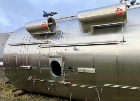 Cuve inox 304 - Thermor&eacute;gul&eacute;e 260+200+150 HL = 610 HL (61 000 litres) MARTINEZ SOLE