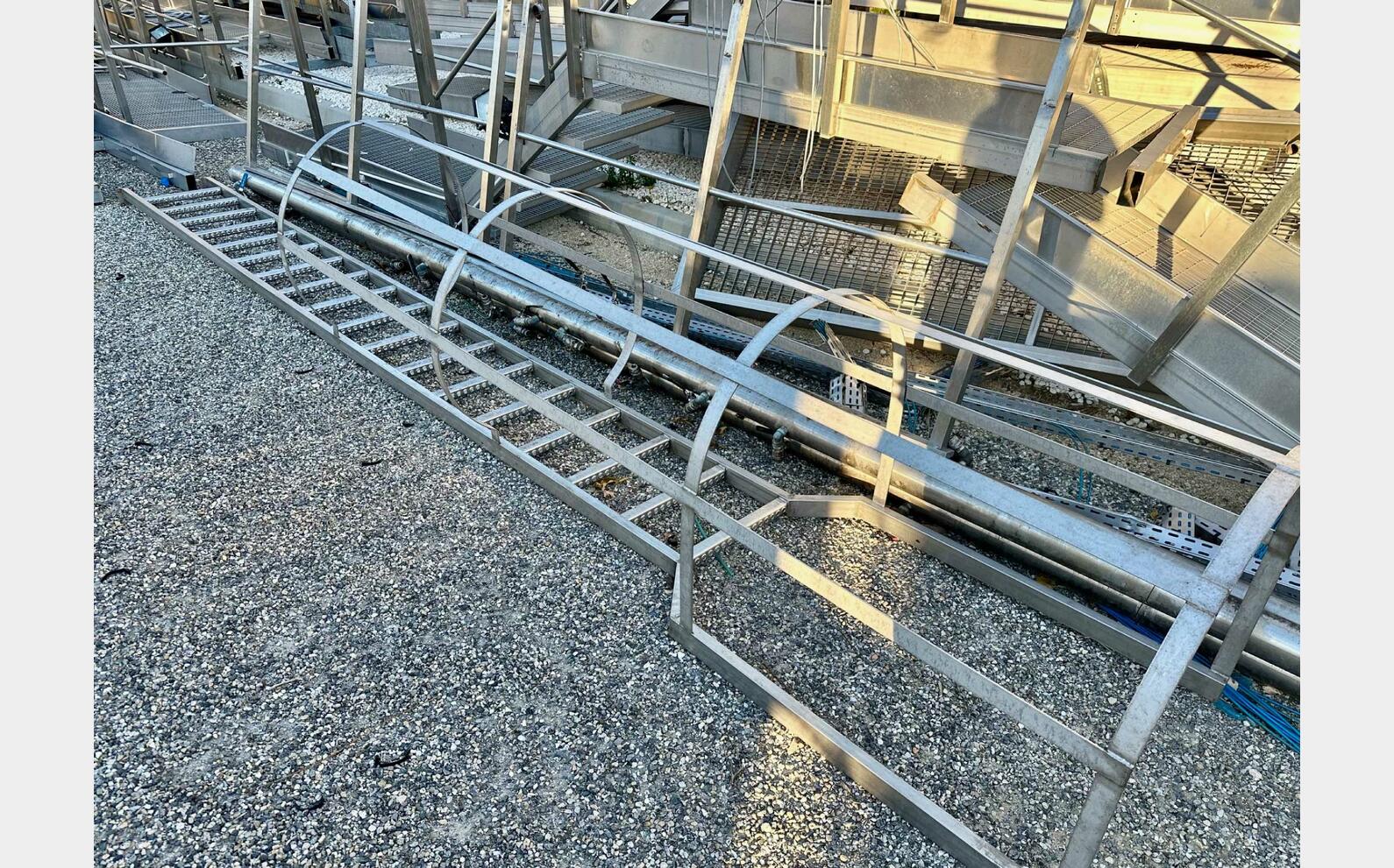 Stainless steel ladder