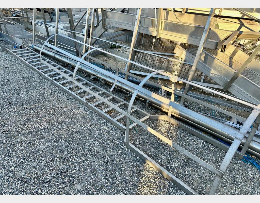 Stainless steel ladder