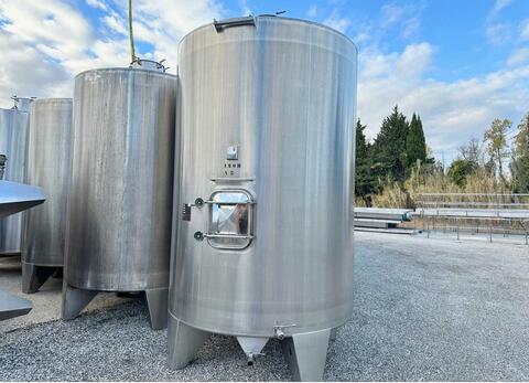 304 stainless steel storage tank - Conical bottom on feet