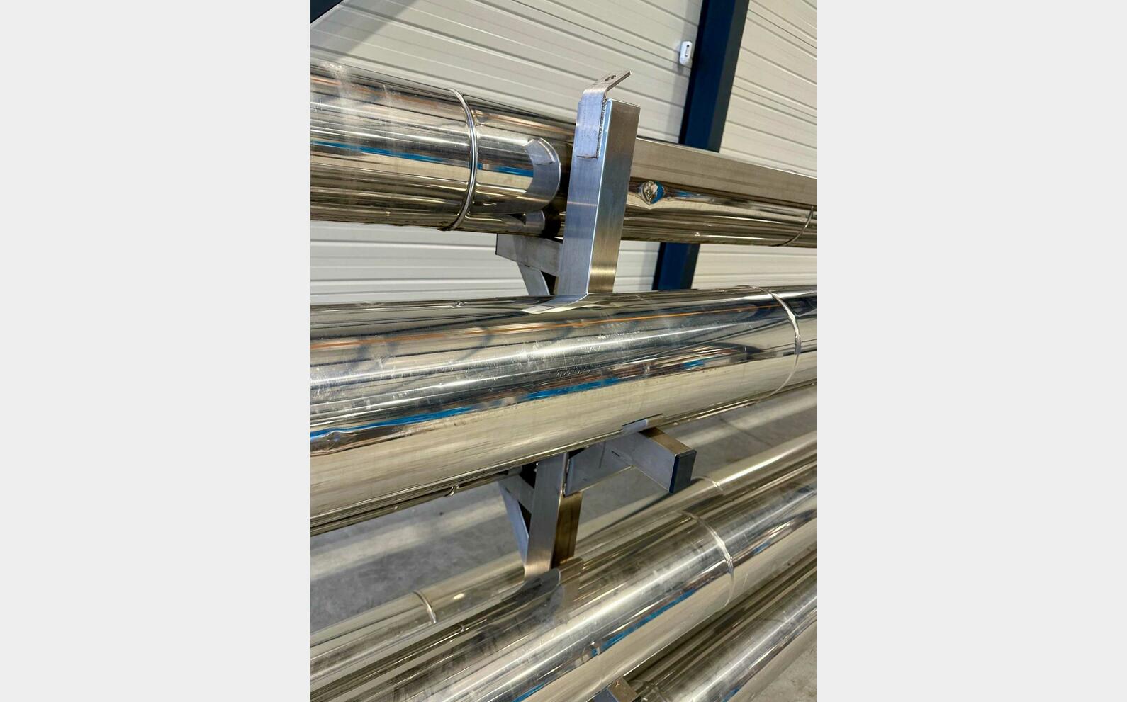 Echangeur tubulaire inox 11.4 m2 de surface d'&eacute;change