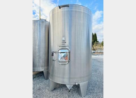 304 stainless steel storage tank - Conical bottom on feet