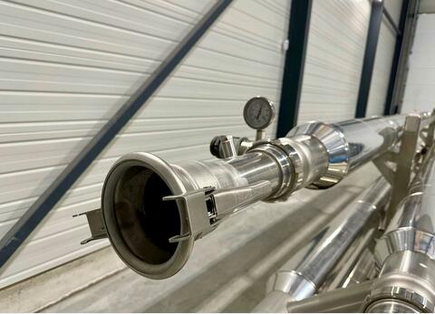Stainless steel tube exchanger 11.4 m2 exchange surface