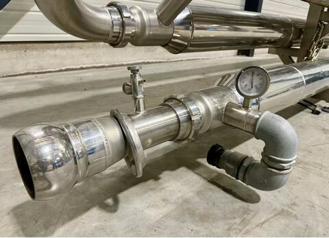Echangeur tubulaire inox 11.4 m2 de surface d'&eacute;change