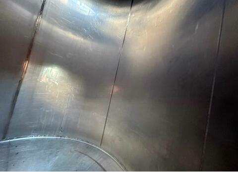 304 stainless steel storage tank - Conical bottom on feet