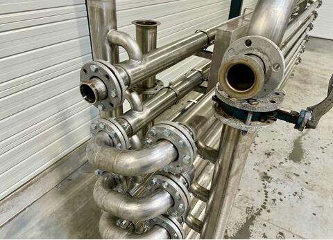 Stainless steel tube exchanger