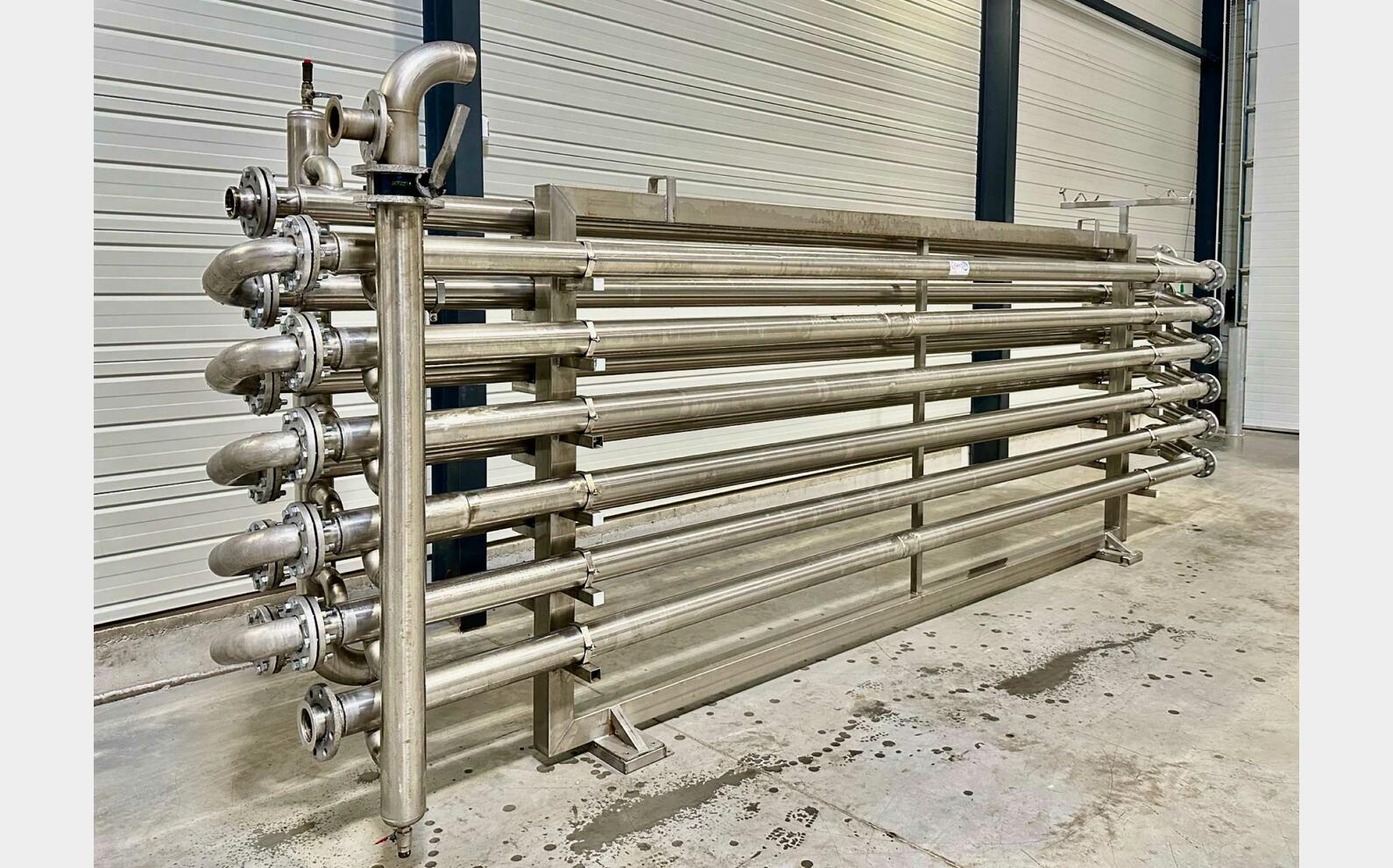 Echangeur - Tube in tube inox 16.8 m2 de surface d'&eacute;change INDAGRO