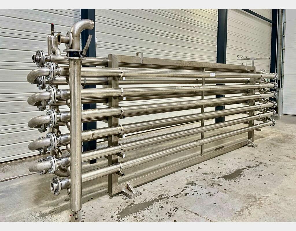 Echangeur - Tube in tube inox 16.8 m2 de surface d'&eacute;change INDAGRO