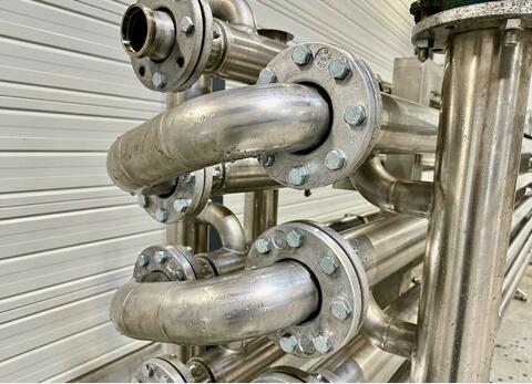 Echangeur - Tube in tube inox 16.8 m2 de surface d'&eacute;change INDAGRO
