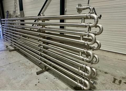 Echangeur - Tube in tube inox 19.6 m2 de surface d'&eacute;change VELO