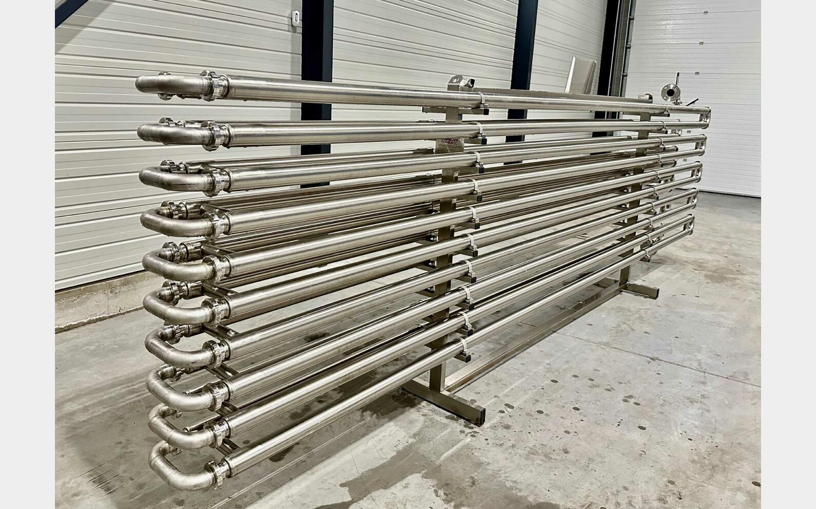 Echangeur - Tube in tube inox 19.6 m2 de surface d'&eacute;change VELO