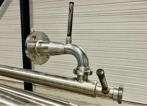 Stainless steel tube heat exchanger 19.6 m2 heat exchange surface VELO