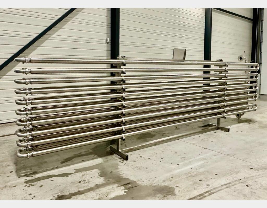Echangeur - Tube in tube inox 19.6 m2 de surface d'&eacute;change VELO