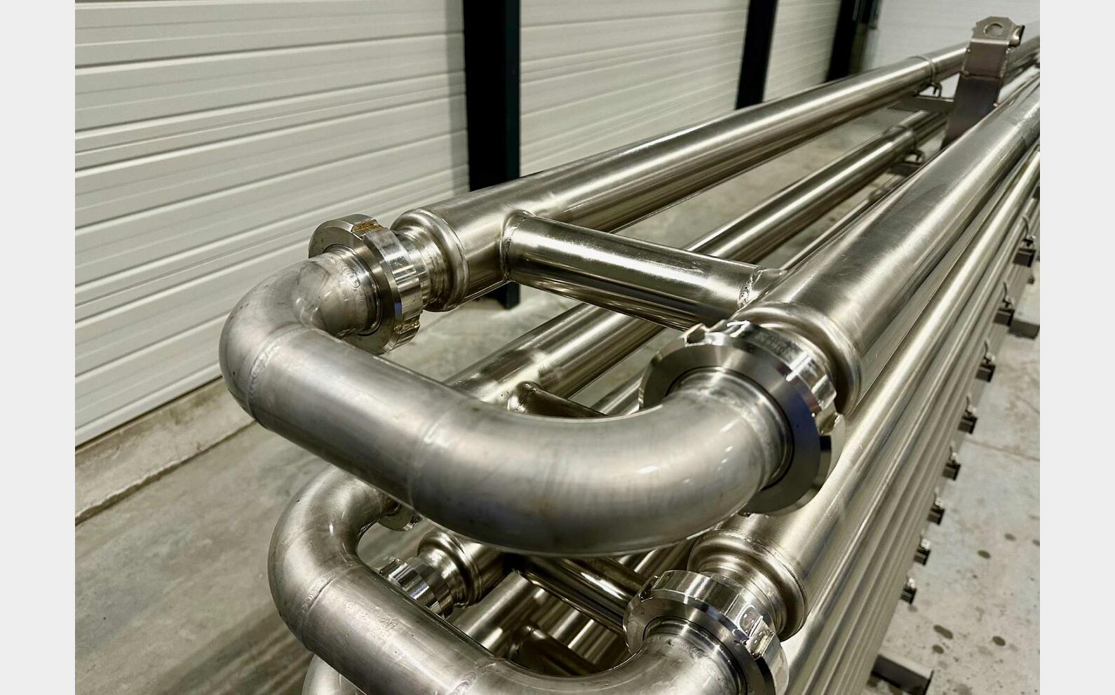 Echangeur - Tube in tube inox 19.6 m2 de surface d'&eacute;change VELO