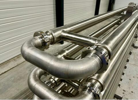 Stainless steel tube heat exchanger