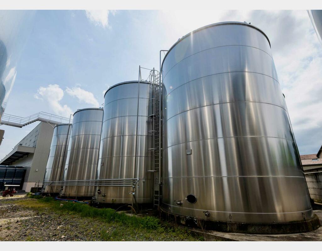 316L stainless steel tank 3500 HL (350,000 litres) CSC
