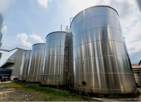 316L stainless steel tank 3500 HL (350,000 litres) CSC