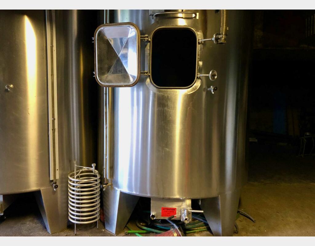 Citerne de stockage inox