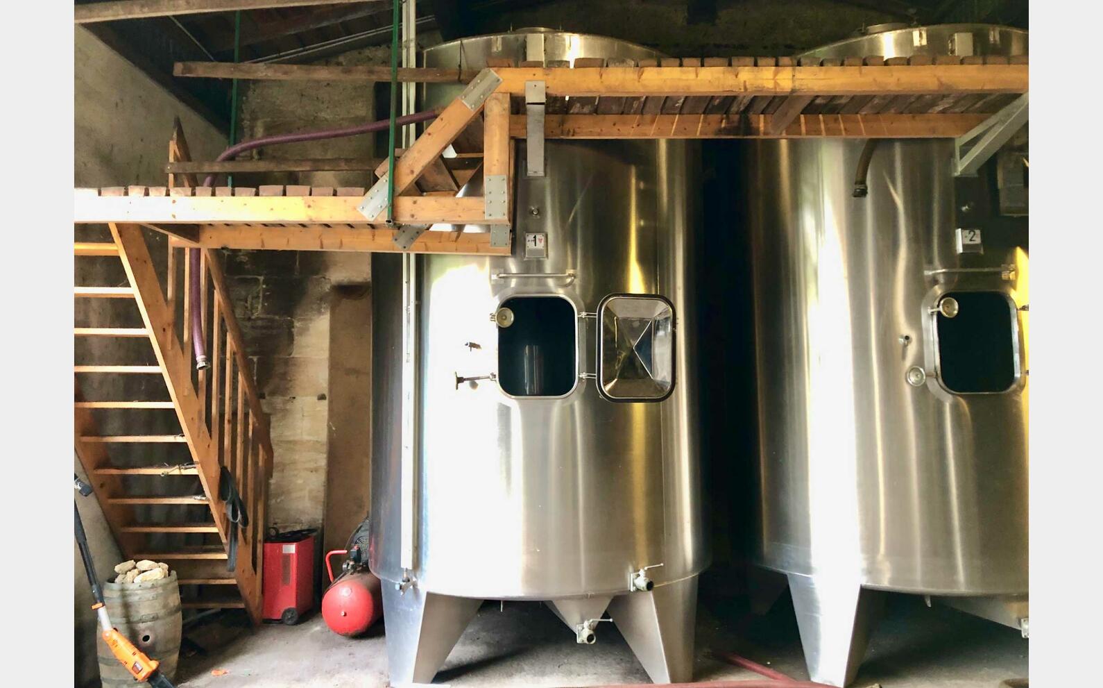 Cuve inox 316 - Sur pieds 120 HL (12.000 litres) RURALINOX