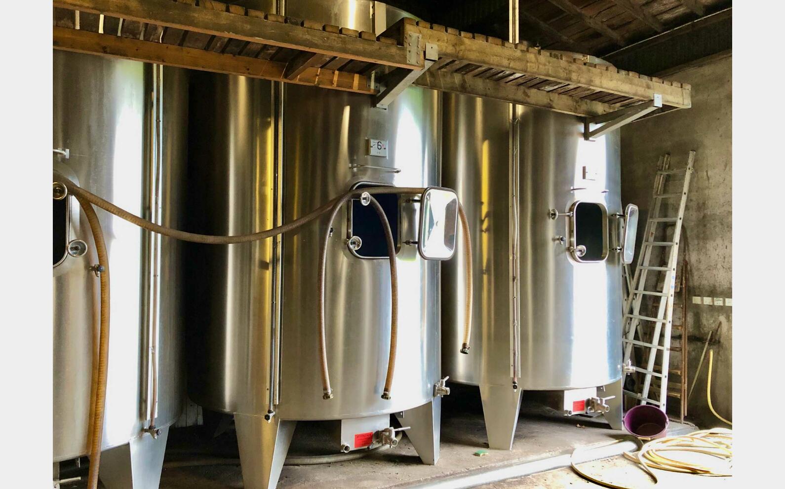 Cuve inox 316 - Sur pieds 120 HL (12.000 litres) RURALINOX