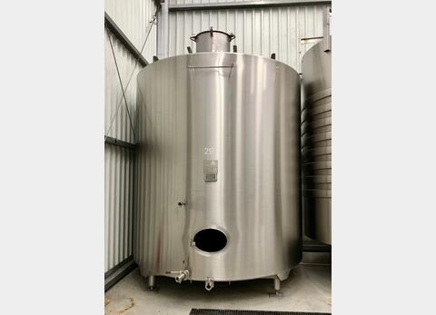 Stainless steel tank - Flat bottom - On feet