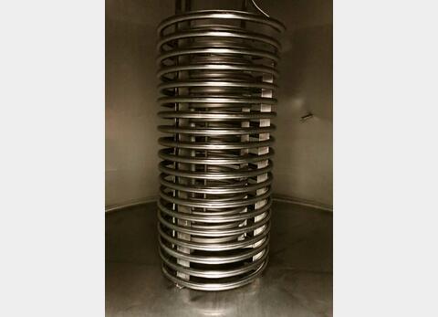 Cuve inox 304 thermor&eacute;gul&eacute;e sur pieds 60 HL (6 000 litres) PIERRE GUERIN