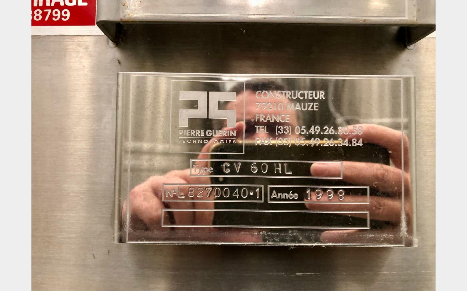 Cuve inox 304 thermor&eacute;gul&eacute;e sur pieds 60 HL (6 000 litres) PIERRE GUERIN