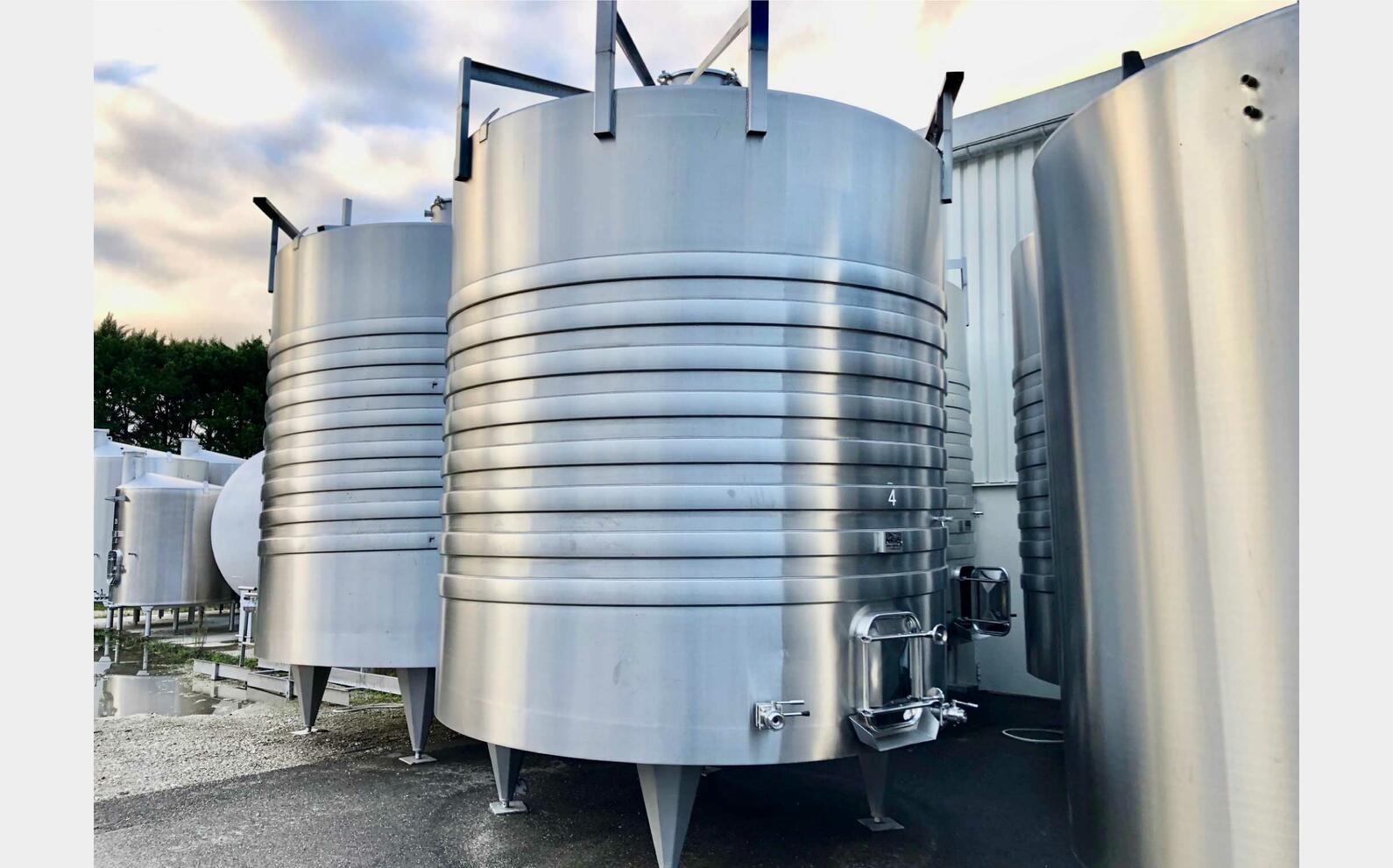 Cuve inox 304L - Thermor&eacute;gul&eacute;e 215 HL (21 500 litres) PIERRE GUERIN