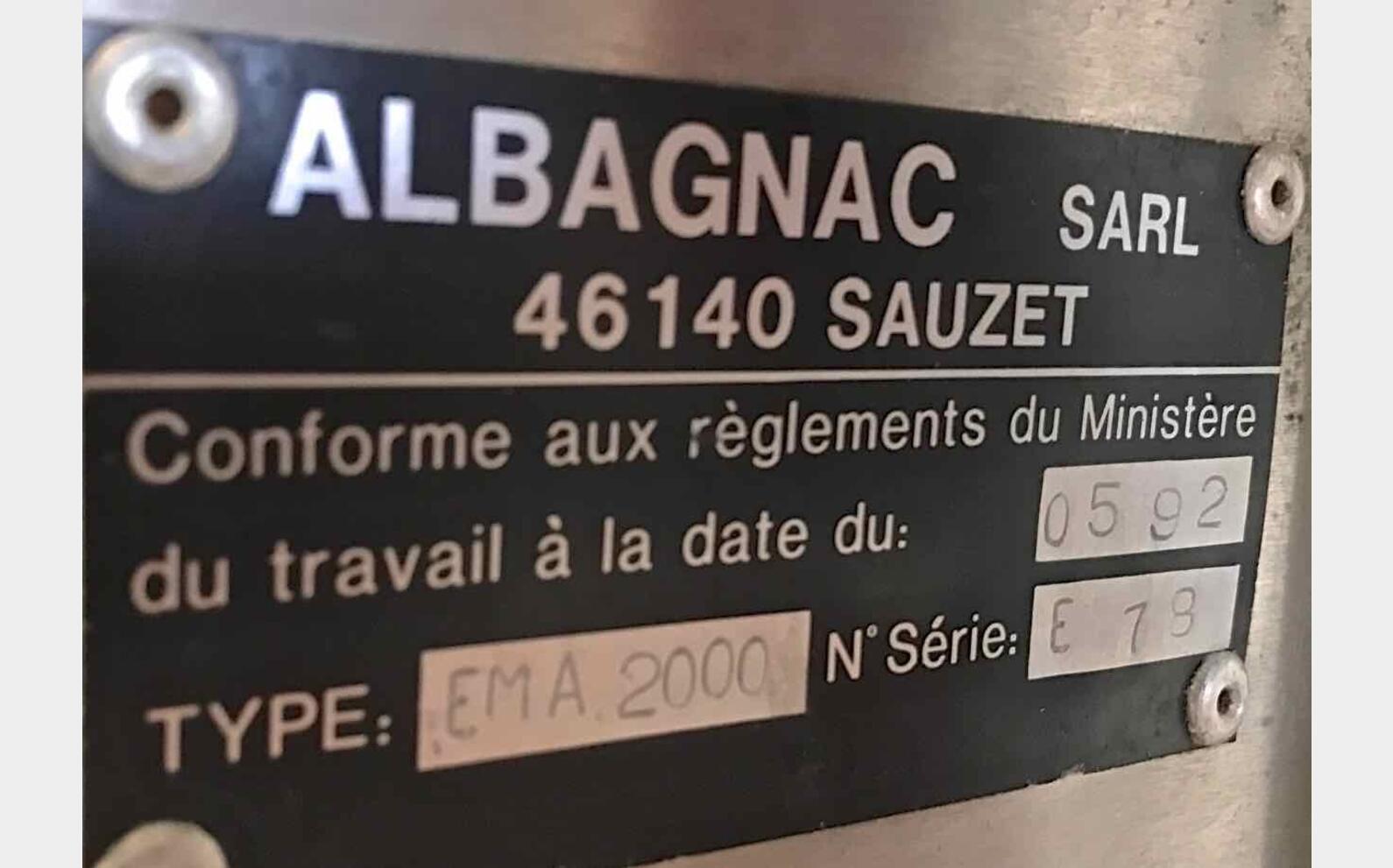 Etiqueteuse ALBAGNAC
