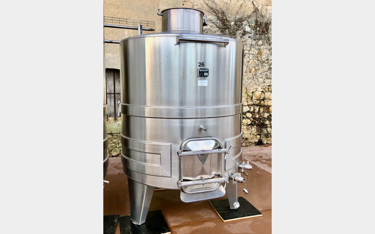 304L stainless steel tank 27 HL (2,700 litres) AGRIFOY