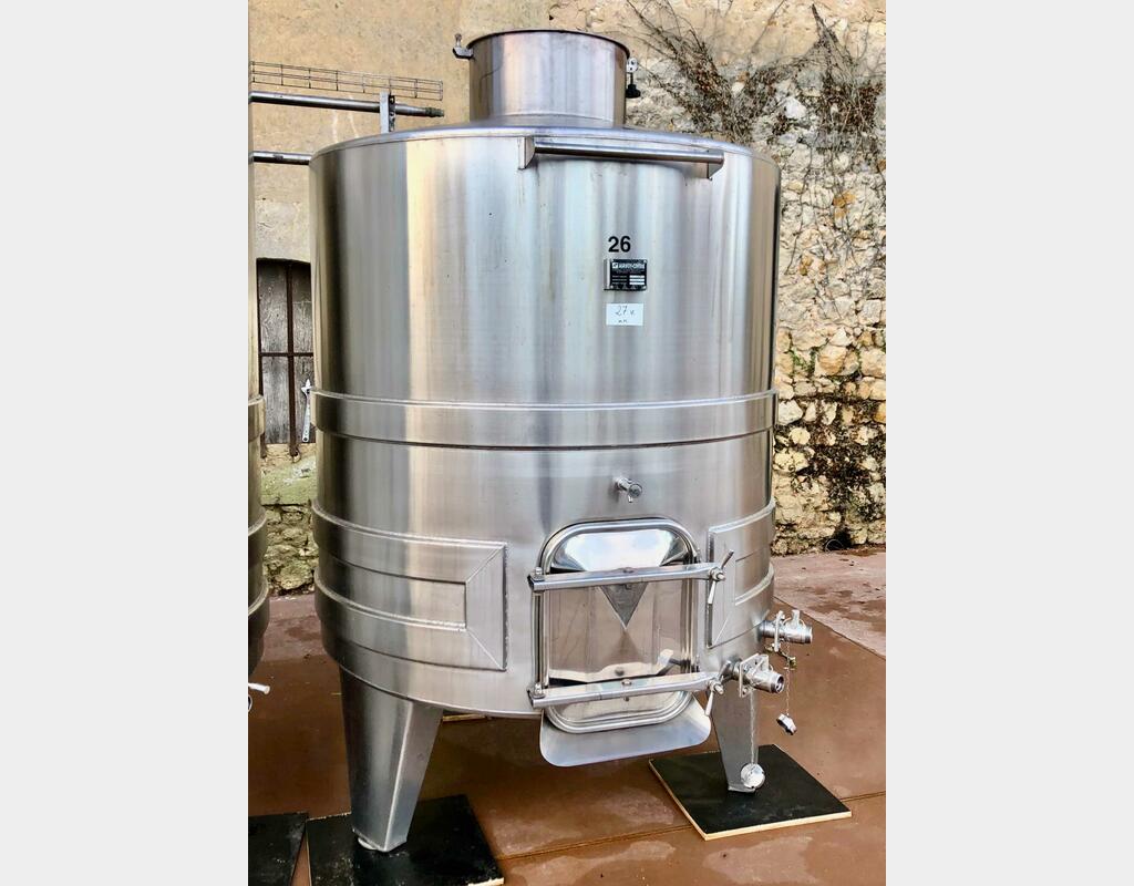 304L stainless steel tank 27 HL (2,700 litres) AGRIFOY