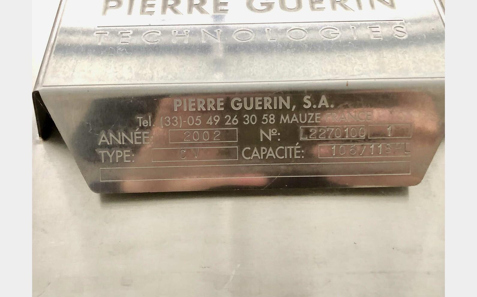 Cuve inox 304L - Isol&eacute;e + circuit 118 + 106 = 224 HL (22 400 litres) PIERRE GUERIN