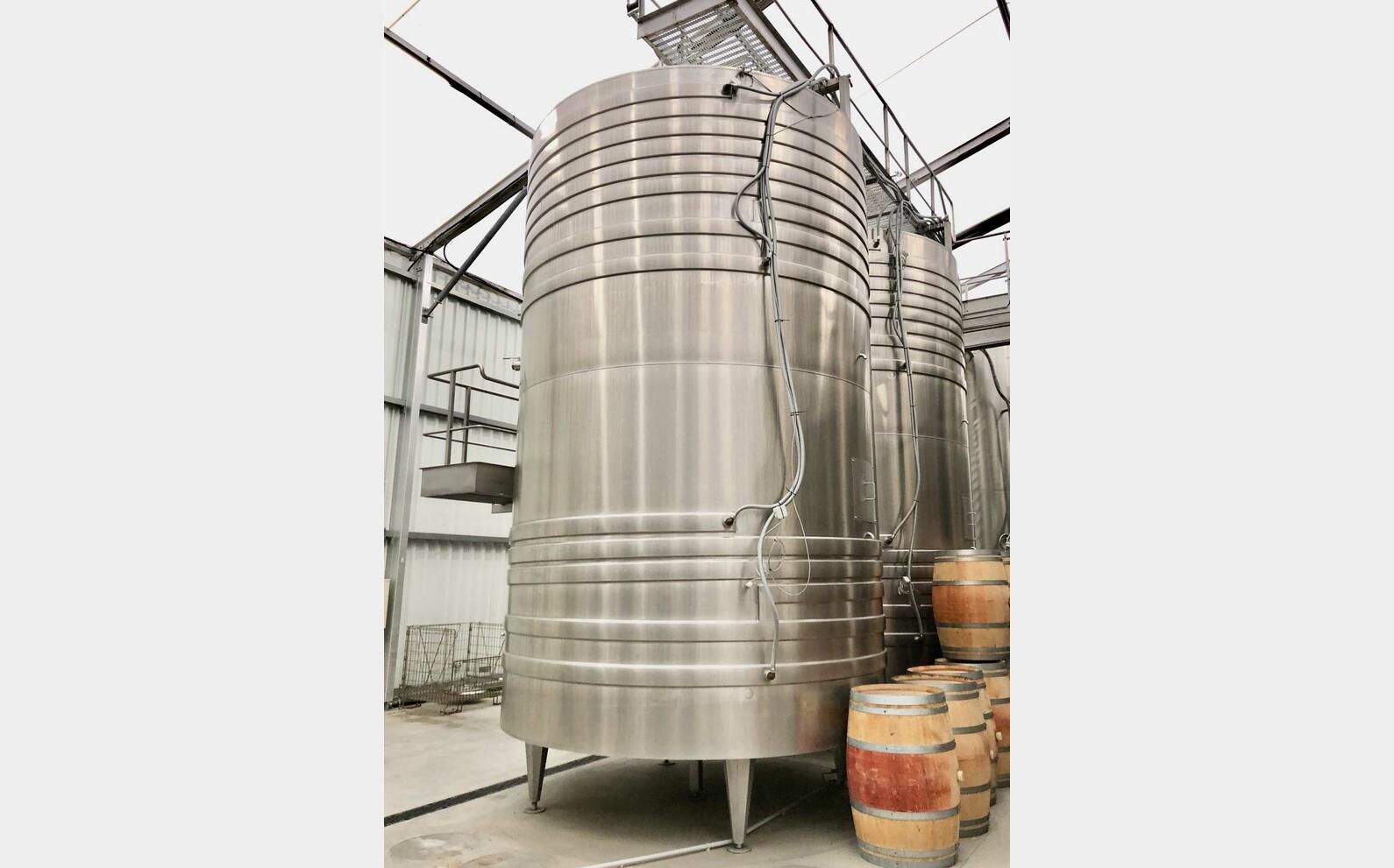 Cuve inox 304L compart thermo 91 + 134 = 225 HL (22 500 litres) PIERRE GUERIN