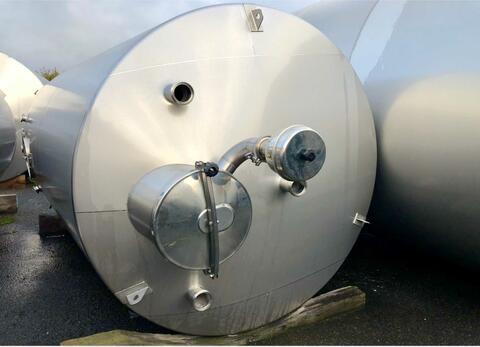 Cuve inox 316L - Fond conique 101 HL (10100 litres) ARSILAC