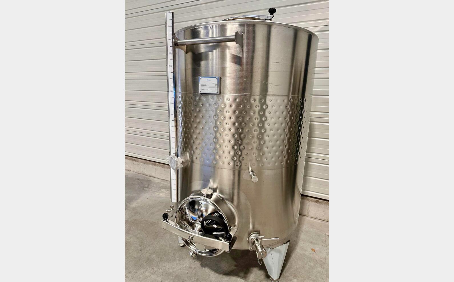 Cuve inox 304 - Circuit nid d'abeille 17.8 HL (1 789 litres) ARSILAC