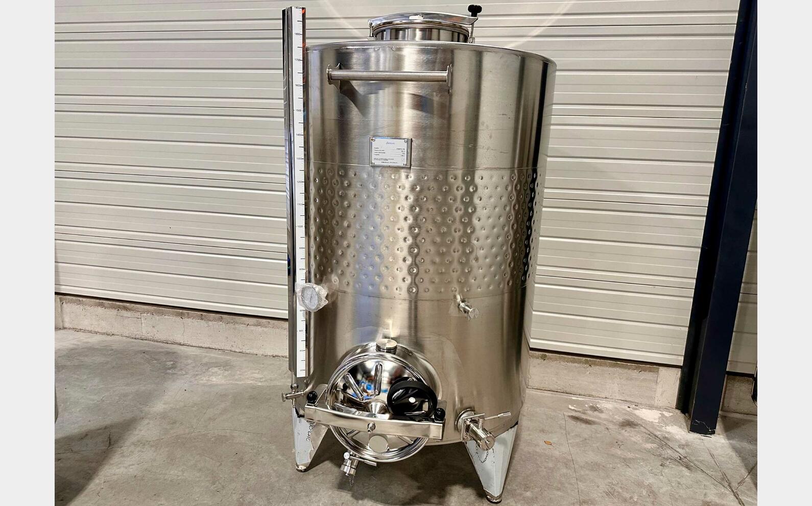 Cuve inox 304 - Circuit nid d'abeille 17.8 HL (1 789 litres) ARSILAC