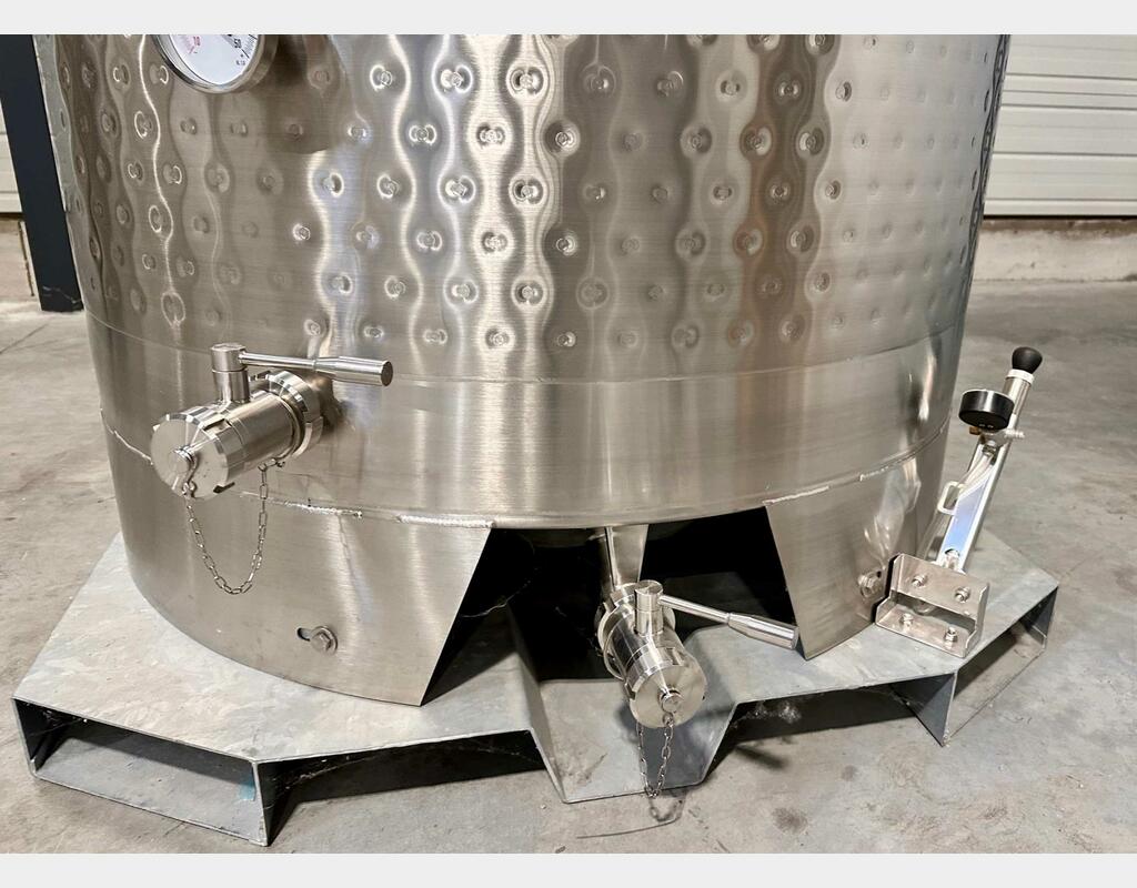 304 stainless steel tank - Double wall  - Model SBPA1000DR