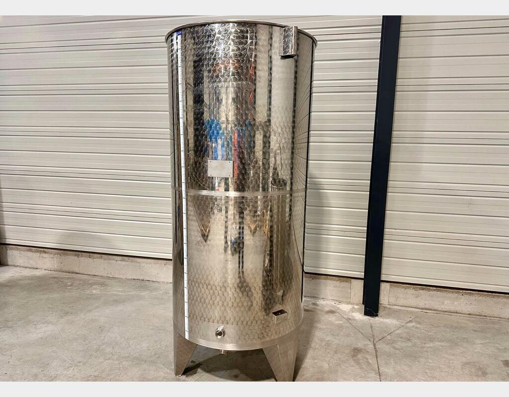 304 stainless steel tank - Convex bottom - Model SPABP1500